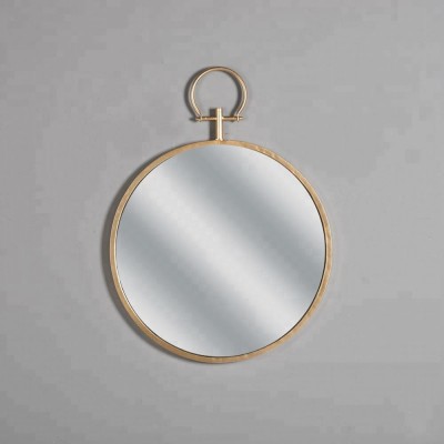 LATEST PRODUCT HOT SELLING UNIQUE MODERN SIMPLE GOLD FRAME HANGING WALL MIRROR