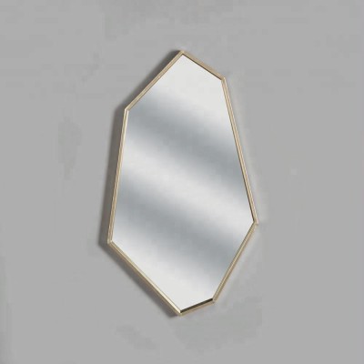 HOT SELLING HIGH QUALITY UNIQUE IRREGULAR HEXAGONAL HONEYCOMB DECORATIVE WALL MIRROR