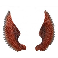 American Wrought Iron Three-Dimensional Wings Wall Hanging